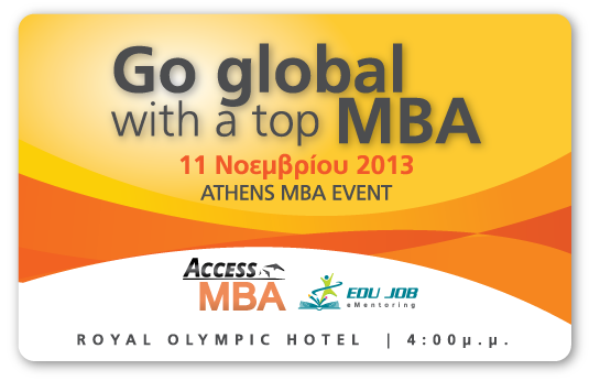 Go global                                                          with a top                                                          MBA
